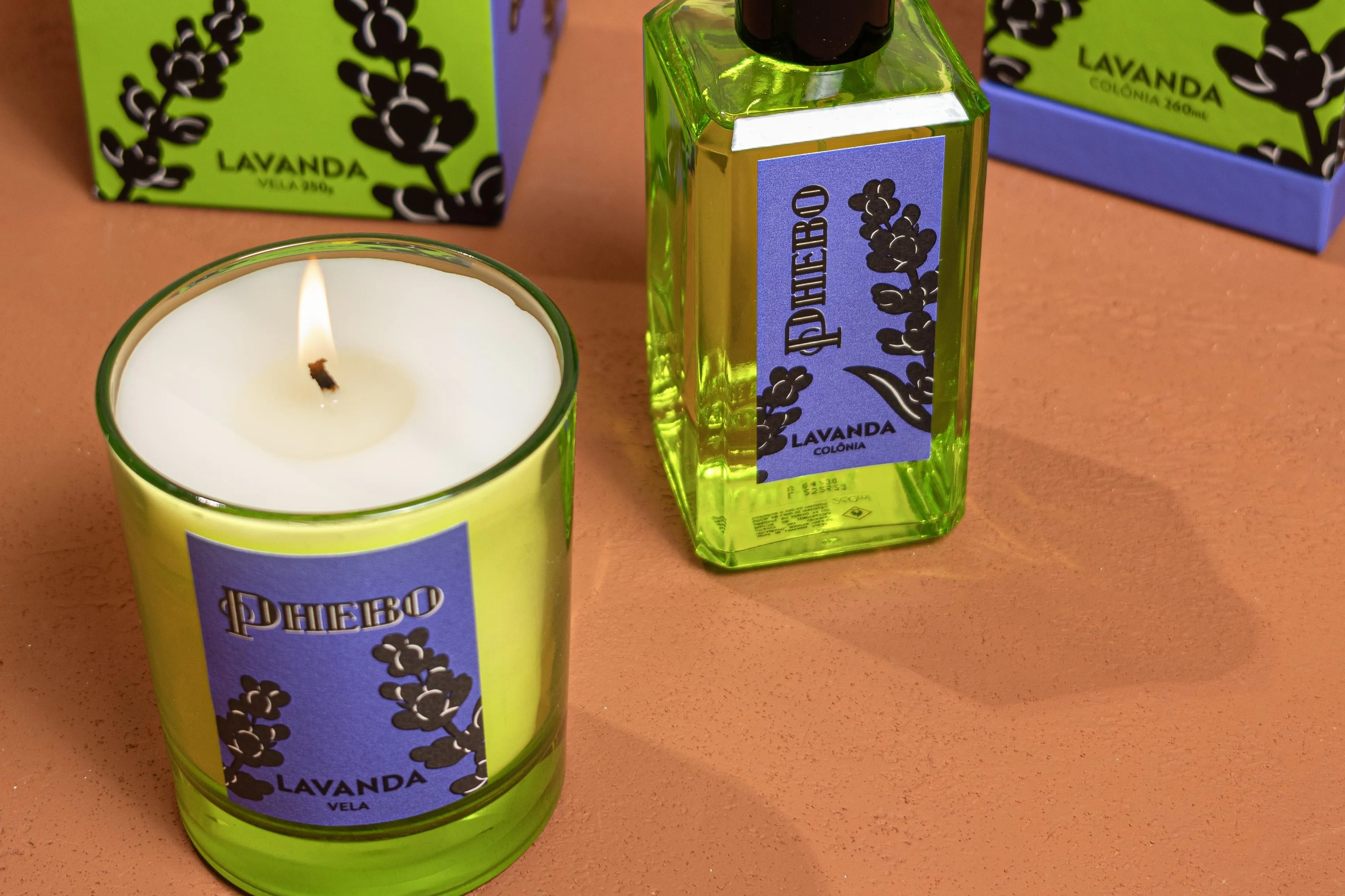 Com quais ambientes a vela de lavanda combina?