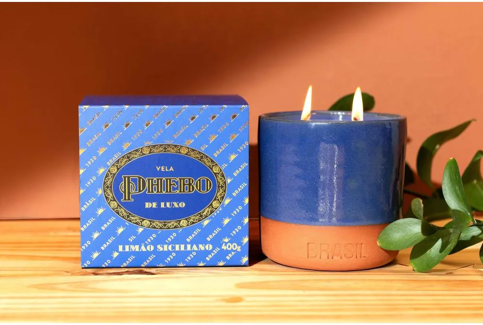 Vela cerâmica de limão siciiliano: o toque de frescor que sua casa precisa