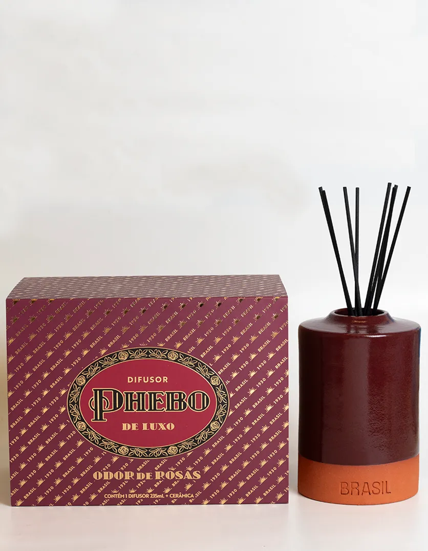 Difusor de Ambiente Cerâmica Ícones | Odor de Rosas 235ml