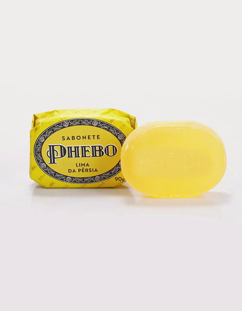 Sabonete em Barra de Glicerina Phebo Lima da Persia 90g