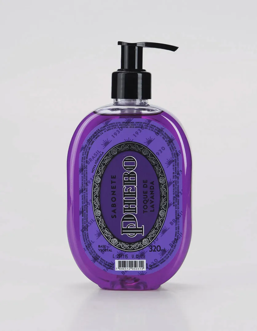Sabonete Líquido de Glicerina Phebo Toque de Lavanda 320ml