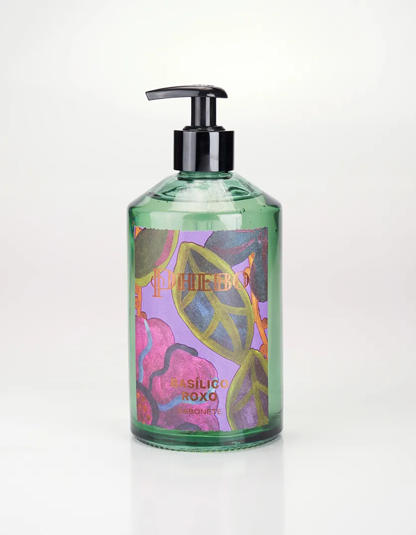 Sabonete Líquido Aromáticos Basílico Roxo 450ml 